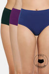 Zivame High Rise Full Coverage Hipster Panty (Pack of 3) - Multicolor — thumbnail 1